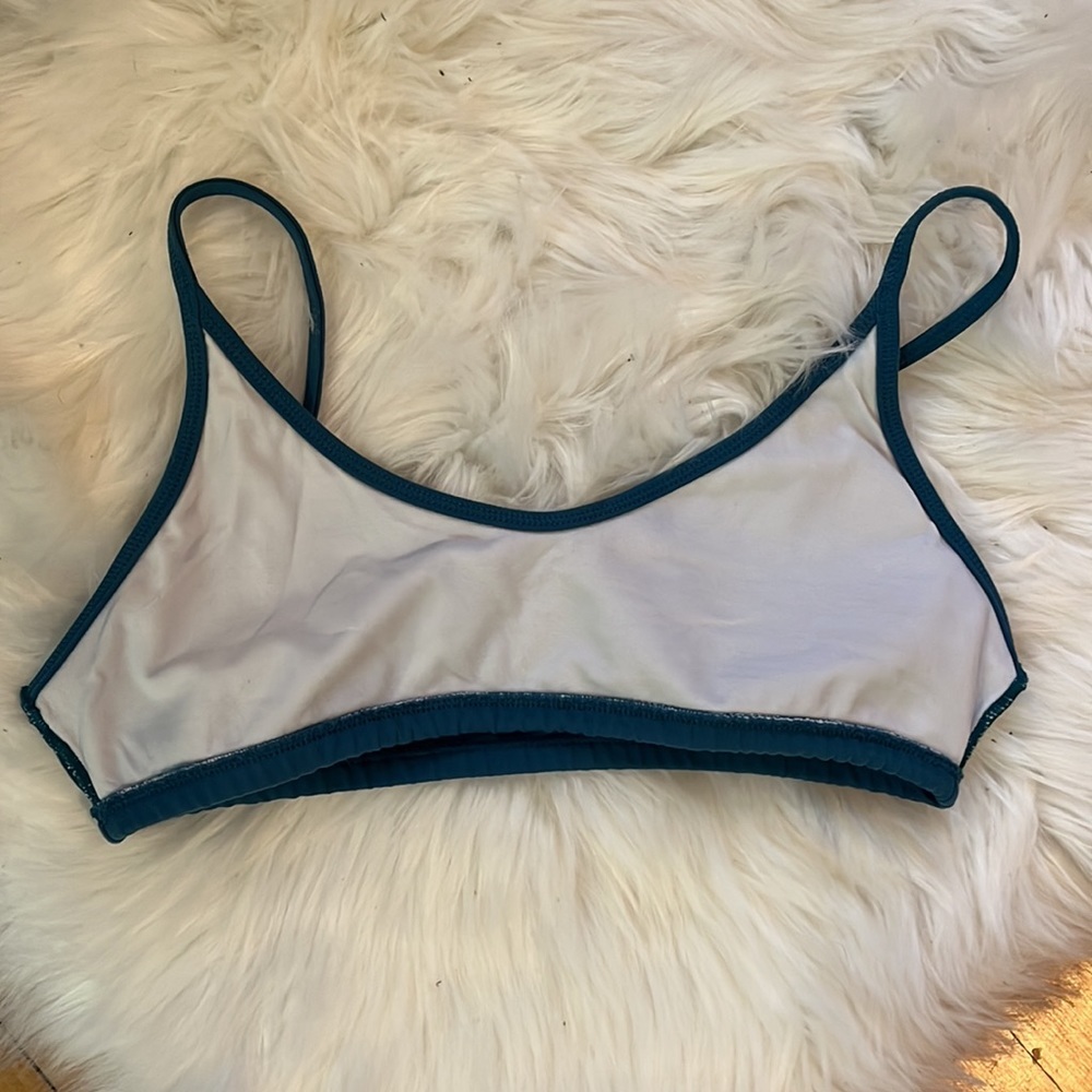 Booty by Brabants Textureless Bralette Turquoise - Picture 5 of 6